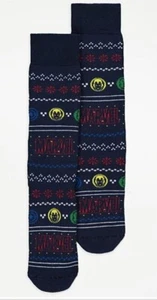 Nuevo MARVEL Vengadores Superhéroes Novedad NAVIDAD Acogedores Calcetines Reino Unido Talla 6-12  - Imagen 1 de 1