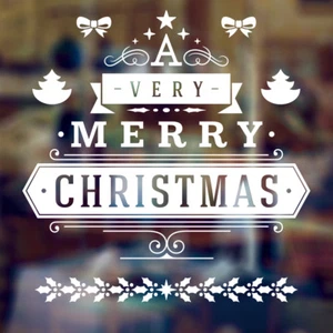 Feliz Navidad Feliz Navidad para Tienda o Ventana Vinilo Gráfico - Calcomanía Adhesiva - Imagen 1 de 1
