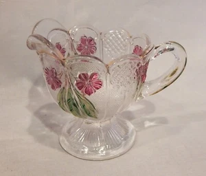EAPG US Glass Co. Dahlia with Petal Creamer - Picture 1 of 4