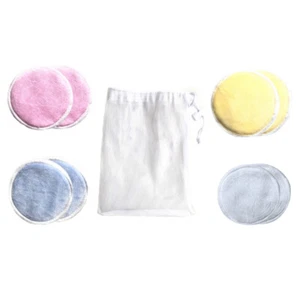 8 Pcs Cleansing Cotton Makeup Remover Pads Face Wash Cosmetics Tool - Picture 1 of 11