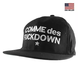 COMME Gorra de Béisbol de Algodón Camionero Hiphop Snapback Sombrero Billete Plano Mujeres Hombres Ajustar - Imagen 1 de 4