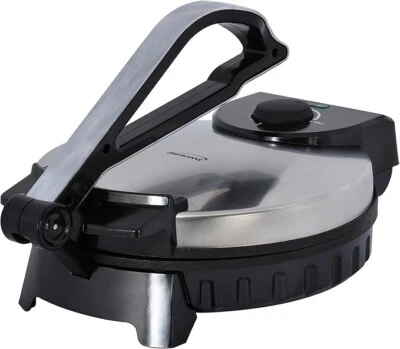 Brentwood Electric Tortilla Maker Non-Stick, 10-inch, Brushed Stainless Steel/Bl - Image 1 of 4
