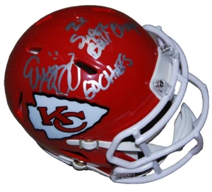 ERIC BIENIEMY signed (KANSAS CITY CHIEFS) mini football helmet BECKETT BR32615 - Bild 1 von 2