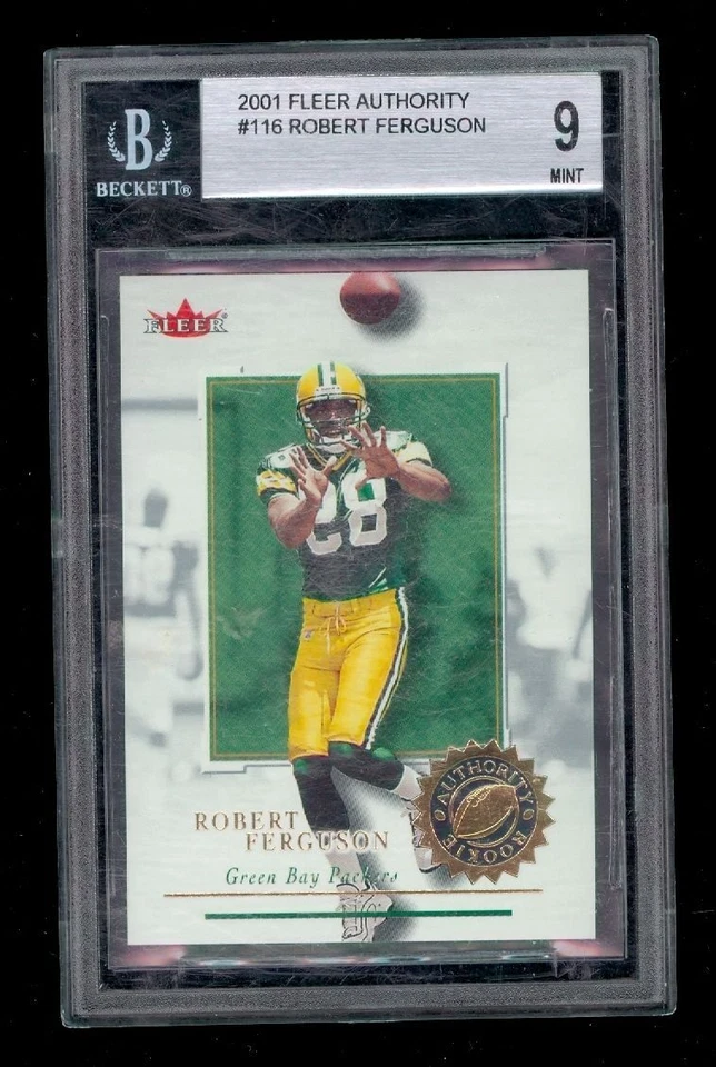 2001 Fleer Authority Robert Ferguson #116 BGS 9 Graded Rookie Football Card - Image 1 of 1