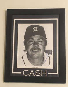 Norm Cash Signed 8x10 Photo. Framed And Matted. JSA Certification. - Picture 1 of 4