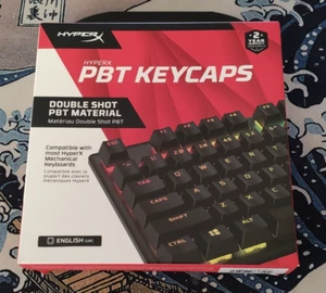 HyperX Full key Set Keycaps - PBT (Black) - Picture 1 of 3
