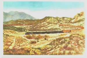 Original vintage poster SANTA FE RAIL RR CAJON PASS CA c.1950 - Picture 1 of 1