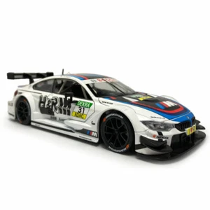 Modellino auto BMW M4 DTM 1/24 metallo pressofuso auto giocattolo ragazzi giocattoli per bambini regali bianco - Foto 1 di 15