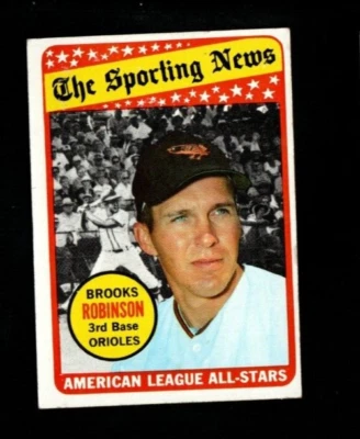 1978* 1969 Topps # 421 Brooks Robinson AS EX - Image 1 of 2