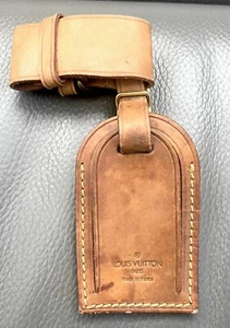 Louis Vuitton Leather Luggage Tag Straps for Handbag Luggage Suitcase Duffle Bag - Picture 1 of 3
