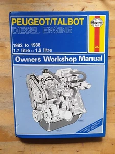 Peugeot 1.7 & 1.9 Diesel Engine (1982-1988) Haynes Owners Workshop Manual - Picture 1 of 7