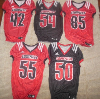 Camiseta de práctica Adidas Louisville Cardinals - fútbol para hombre negra/roja usada Foto 1 de 4