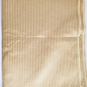 Hellbraun gestreift Chintz Stoff Baumwollmischung 2 Stück je 2 1/2 Yard x 1 1/2 Yard - Bild 1 von 3