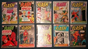 1960’s FLASH #155 156 159, 161-164, 166-167 170 DC COMICS LOT 1ST ROGUES GALLERY - Picture 1 of 1