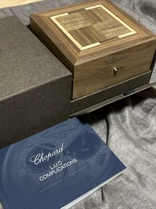 Chopard L.U.C Wooden Watch Box w/ Outer Box & Instructions For Use Manual - Picture 1 of 20