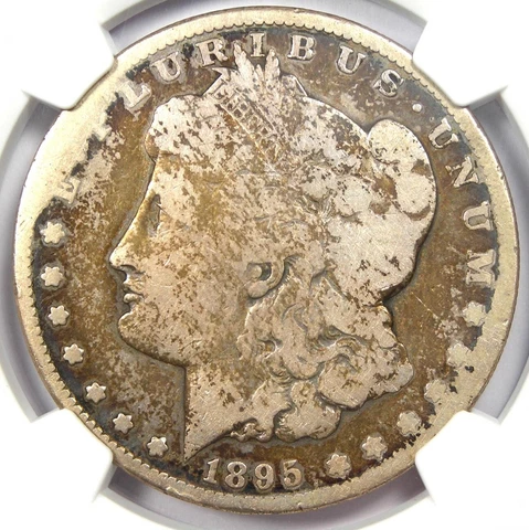 1895-S Morgan Silver Dollar $1 Coin - Certified NGC Good Details - Rare Coin! Cover