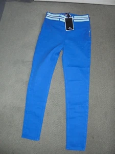 NEU Designer Jeans Hose ELISABETTA FRANCHI gr 29 (D: 38) pantalone Royal Blau - Bild 1 von 6