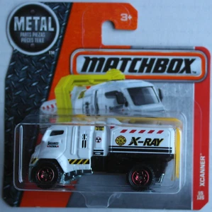 Matchbox Xcanner weiß/schwarz X-Ray Security Patrol Neu/OVP LKW Truck Camion MBX - Picture 1 of 5