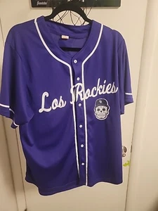 Colorado LOS ROCKIES 2021 Latin Night Authentic MLB Baseball Jersey - Picture 1 of 6