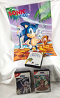 Sega Master System Space Harrier, Taz-Mania, Cyborg Hunter and Large SEGA Poster