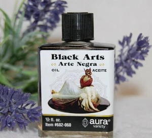 Black Arts Oil (1) 4DRMs, Curses, Hexes, Destroy Enemies, Santeria, Hoodoo,  - Picture 1 of 4