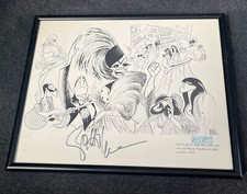 Al Hirschfeld Patti LuPone Broadway￼ hand signed print hologram COA