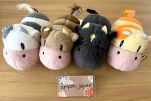 Story of Seasons Bokujou Monogatari Peluche Vaca Esponjosa Todos los 4 Tipos Set 15cm Nuevo - Imagen 1 de 6