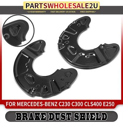 Front or Rear Brake Dust Shield for Mercedes-Benz C230 C300 CLS400 E250 GLK250 - Image 1 of 4