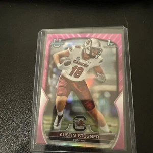 Austin Stogner 1st Bowman Pink 2022 Bowman University Chrome #84 RC Rookie Card - Picture 1 of 2