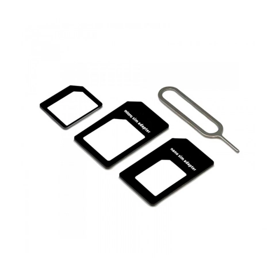 Adaptador 3 en 1, Convertidor Sim Estándar, Nano Sim, Micro Sim, universal - Imagen 1 de 4