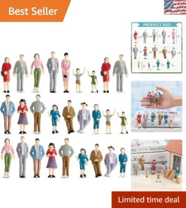Miniatur Figuren Set - 28 Teile Figuren im Maßstab 1:25 für kreative Projekte - Bild 1 von 9