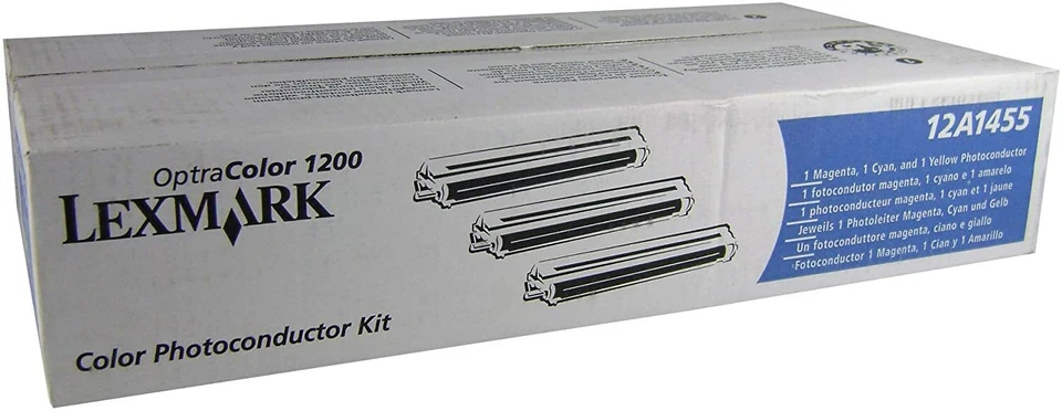 New ! Lexmark Optra 1200 Photoconductor Set (Cyan, Magenta, Yellow) 12A1455  - Image 1 of 1