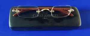 Gold & Wood rimless glasses 3384 16 - Imagen 1 de 6