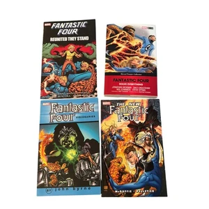 Marvel Fantastic Four Graphic Novel & Comic Lot (4) - Visionaries Solve Everythi - Picture 1 of 2