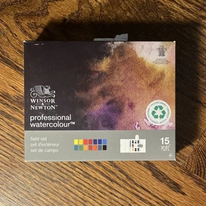 Winsor & Newton Professional Watercolor Field Set, 15pc NEW SEALED FREE SHIP! - Picture 1 of 2