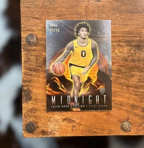 2023-24 Topps Midnight Dusk /75 Jalen Hood-Schifino #9 Rookie RC - Picture 1 of 1