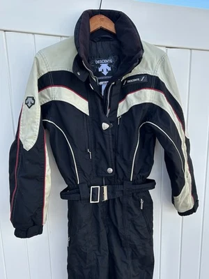 ¡Vintage! Mujer DESCENTE 1 Pieza Esquí-Traje de Nieve Talla 8 Foto 1 de 4