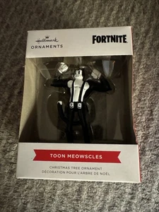 Hallmark Fortnite Toon Meowscles Christmas Tree Ornament NEW - Picture 1 of 4