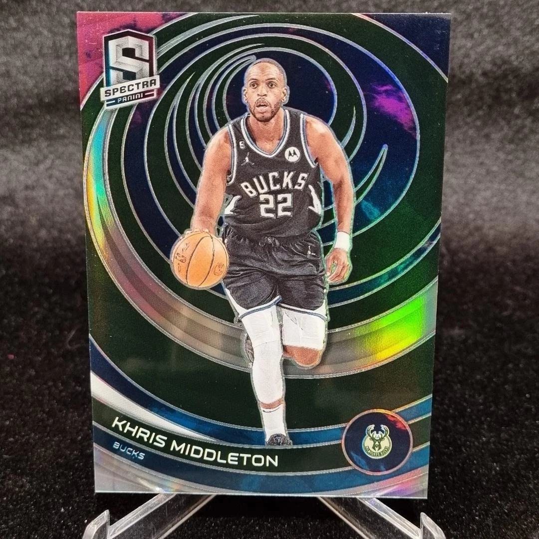 Khris Middleton Basketball Milwaukee Bucks Serial Numbered Sports