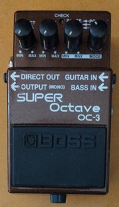 Used Boss OC-3 Super Octave Guitar Bass Effects Pedal - Picture 1 of 5