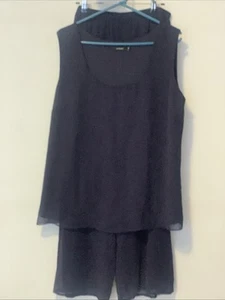 Eve Hunter 2-Piece Pant Set | Cami & Mesh Pants | Size 16 | Formal Outfit AU - Picture 1 of 3
