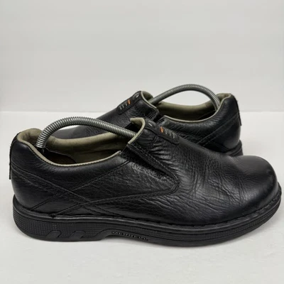 Merrell World Legend Stretch Ortholite Zapatos Mocasines Sin Cordones Hombres 10 Cuero Negro Foto 1 de 4