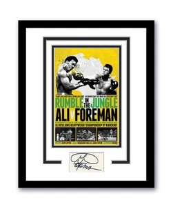 George Foreman Autogramm signed 11x14 gerahmt Foto Boxen Muhammad Ali ACOA - Bild 1 von 2