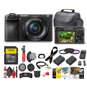 Sony a6700 Mirrorless Vlogger Camera With 16-50mm Lens + 64GB Card + More - - Picture 1 of 7