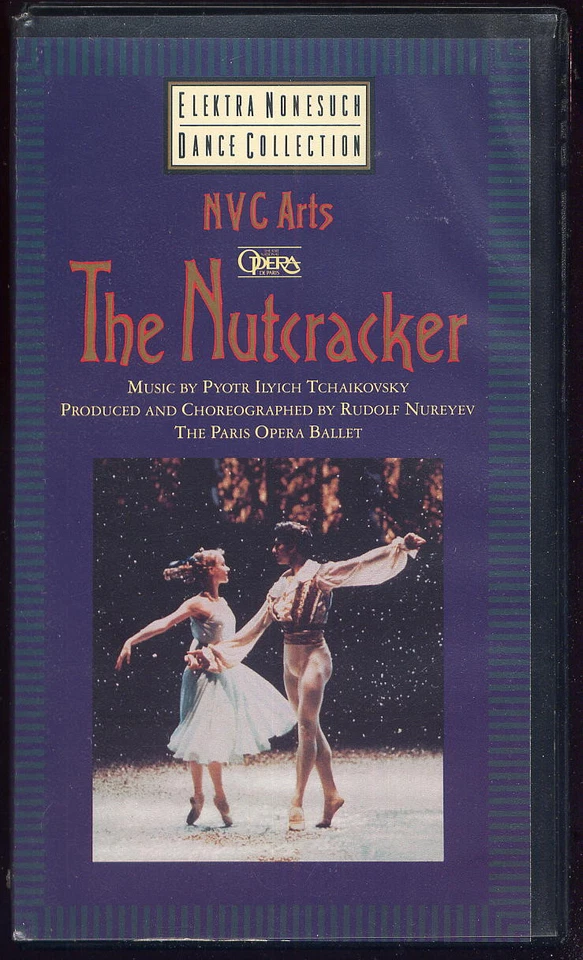 THE NUTCRACKER  rudolf nureyev / paris opera ballet  VHS VIDEOTAPE - Image 1 of 1