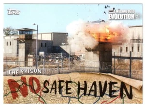 2017 Topps THE WALKING DEAD EVOLUTION #NSF-7 'NO SAFE HAVEN' THE PRISON - Picture 1 of 1