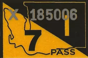 Calcomanía de vinilo WASHINGTON 1971 - placa de licencia de coche/pasajero etiqueta reglamentaria - nueva - Imagen 1 de 3