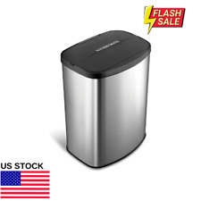 Nine Stars  Trash Can for Stainless Steel Trash Automatic Trash Can Sensor  Oval