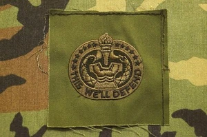 Authentic US Army Drill Sergeant Pocket Badge Sew On Subdued BDU Military Patch - Picture 1 of 1