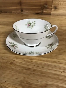 Royal Tuscan Fine English China Teetasse Untertasse Vintage #F670 Green Duchess - Bild 1 von 7
